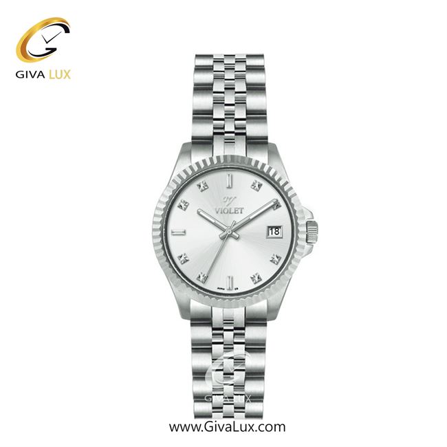 ساعت مچی اورجینال زنانه ویولت VIOLET نقره ای | نقره ای| نقره ای| کد رفرنس 0559 | 0574